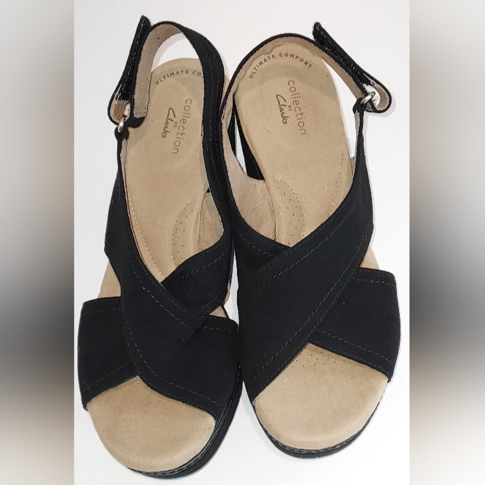 Collection By Clark's Criss Cross Open Toe Sandals - image 5